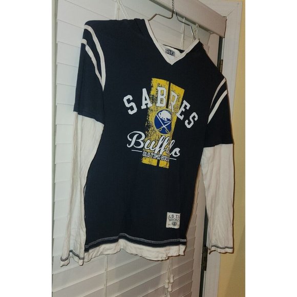 OTH Buffalo Sabres Hockey long sleeve shirt Hoodie youth MEDIUM - Picture 3 of 11